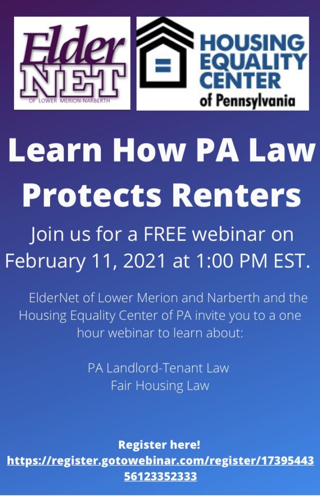 Fair Housing: Landlord and Tenant PA Law Webinar