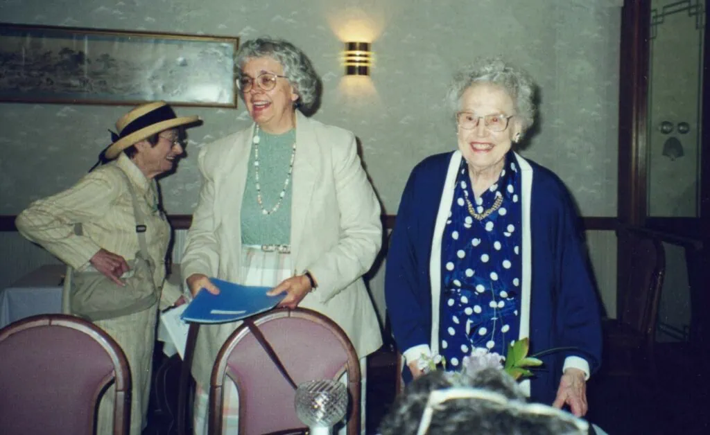 Co-Founder Isabell Hardy (r),Dorothy McCabe (c), Frm Pres Beverly Schiffrin